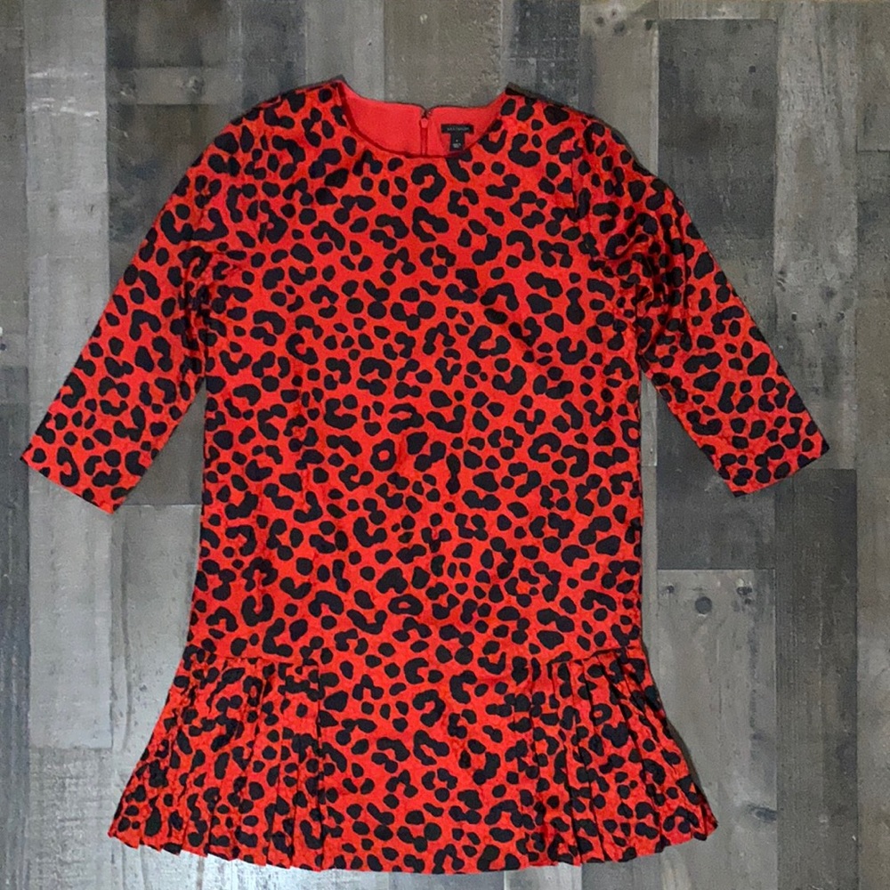 Ann Taylor dress! Looking for that little red dress, add cheetah print to it.